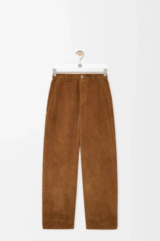 Trousers in cotton Brown