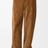 Trousers in cotton Brown