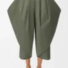 Trousers in cotton Khaki Green Trousers in cotton Khaki Green