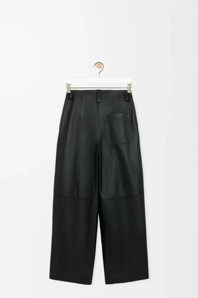 Trousers in nappa lambskin Black Trousers in nappa lambskin Black