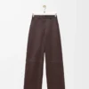 Trousers in nappa lambskin Chocolate Brown Trousers in nappa lambskin Chocolate Brown