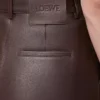 Trousers in nappa lambskin Chocolate Brown Trousers in nappa lambskin Chocolate Brown