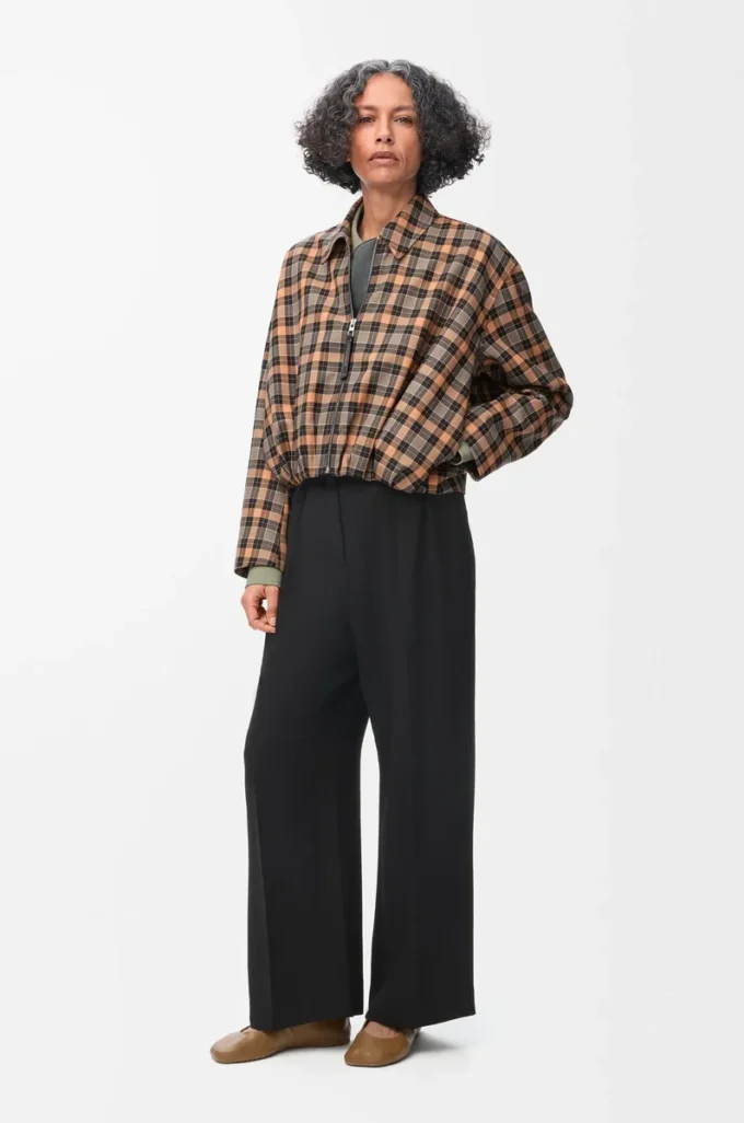 Trousers in stretch viscose Black Trousers in stretch viscose Black