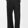 Trousers in stretch viscose Black Trousers in stretch viscose Black