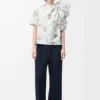 Trousers in stretch viscose Midnight Blue Trousers in stretch viscose Midnight Blue