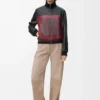 Trousers in suede goatskin Dark Beige Trousers in suede goatskin Dark Beige