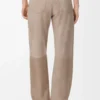 Trousers in suede goatskin Dark Beige Trousers in suede goatskin Dark Beige