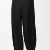 Trousers in technical fabric Black Trousers in technical fabric Black