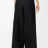 Trousers in wool and silk Black Trousers in wool and silk Black