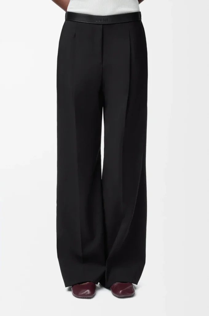 Trousers in wool Black Trousers in wool Black