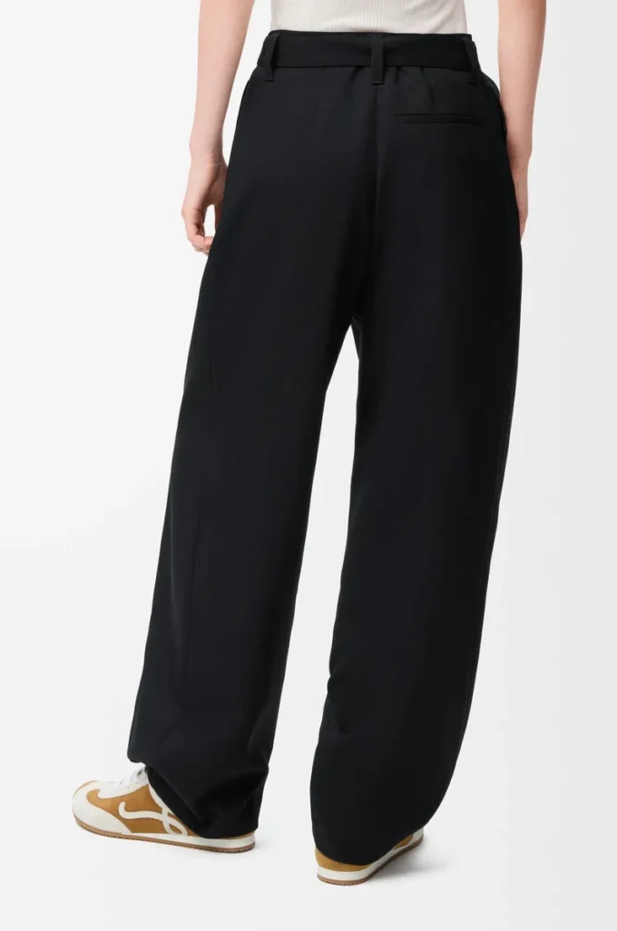 Trousers in wool Black Trousers in wool Black