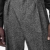 Trousers in wool blend Grey Melange Trousers in wool blend Grey Melange