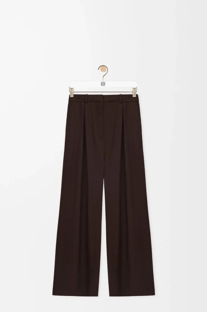 Trousers in wool Brown Trousers in wool Brown