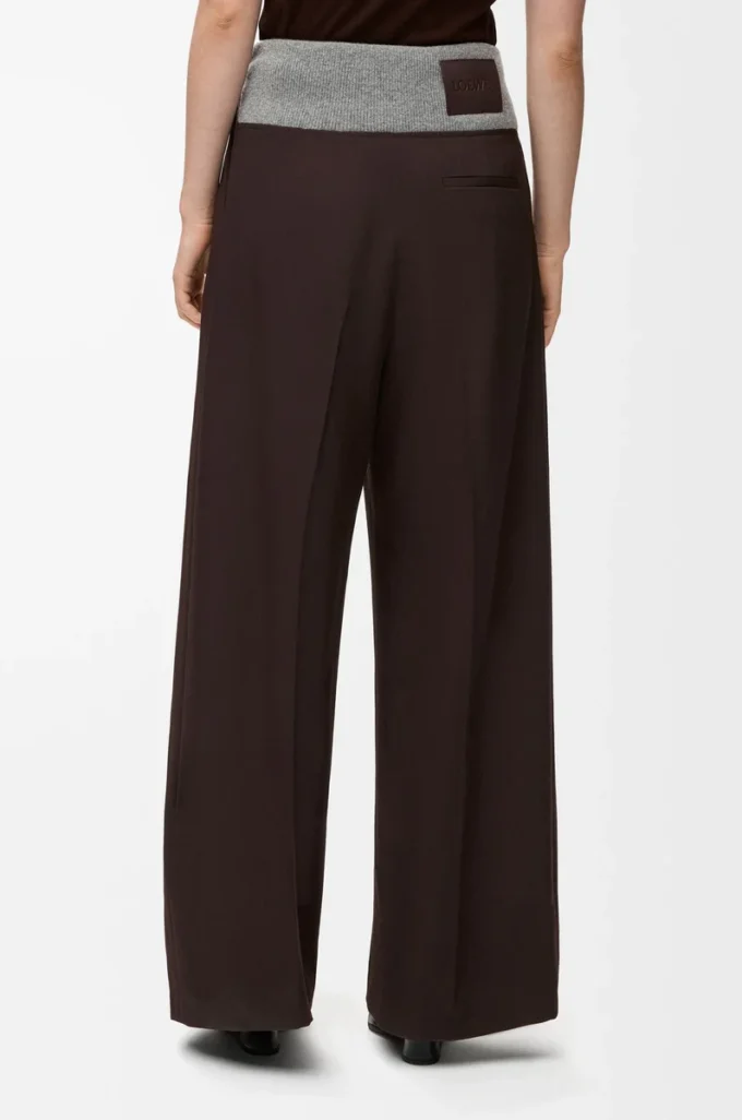 Trousers in wool Brown Trousers in wool Brown