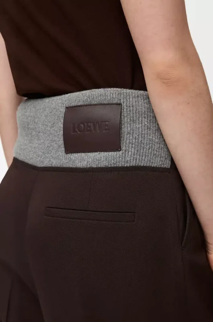 Trousers in wool Brown Trousers in wool Brown