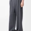 Trousers in wool Grey Melange Trousers in wool Grey Melange