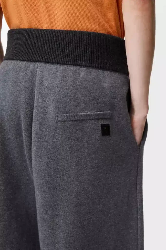 Trousers in wool Grey Melange Trousers in wool Grey Melange