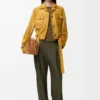 Trousers in wool Khaki Green Trousers in wool Khaki Green