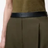 Trousers in wool Khaki Green Trousers in wool Khaki Green