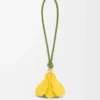 Tulip charm in classic calfskin Yellow Tulip charm in classic calfskin Yellow