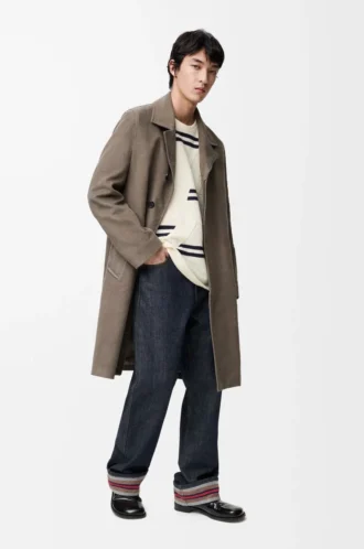 Turn-up jeans in denim Raw Denim/Blue