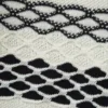 Vest in cotton jacquard Black/White Vest in cotton jacquard Black/White
