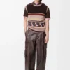 Vest in wool and cashmere Beige/Multicolor
