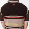 Vest in wool and cashmere Beige/Multicolor