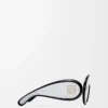 Wave mask sunglasses Black