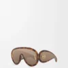 Wave mask sunglasses Havana Wave mask sunglasses Havana