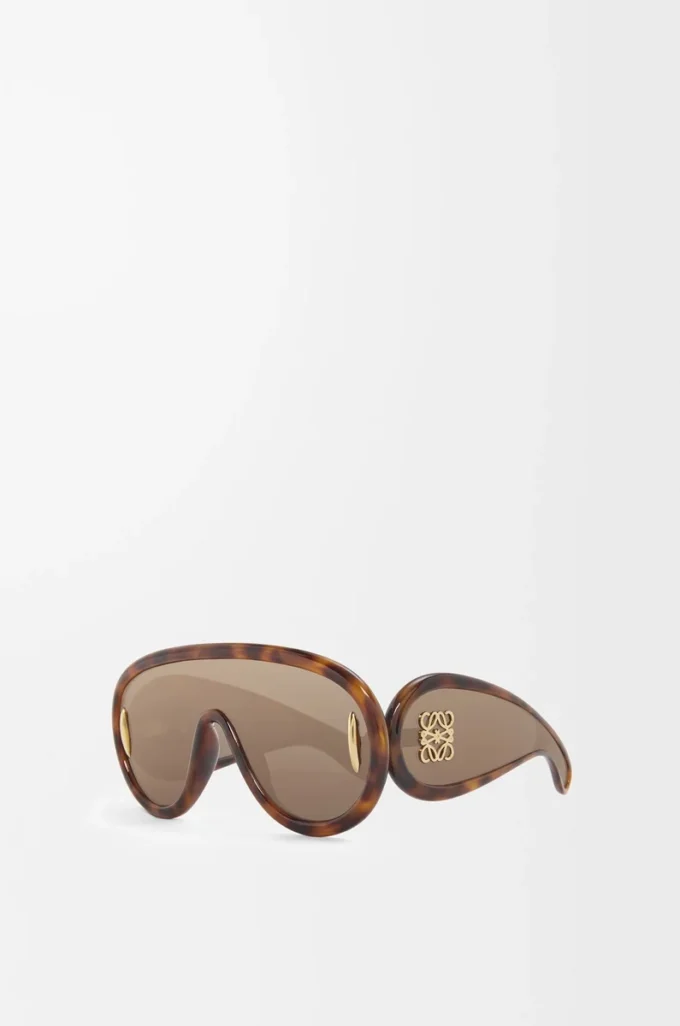Wave mask sunglasses Havana Wave mask sunglasses Havana