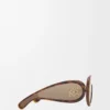 Wave mask sunglasses Havana Wave mask sunglasses Havana