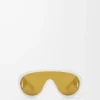 Wave mask sunglasses Ivory