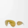 Wave mask sunglasses Ivory