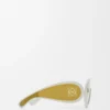 Wave mask sunglasses Ivory