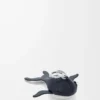 Whale charm in classic calfskin Midnight Blue/White Whale charm in classic calfskin Midnight Blue/White