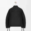 Workwear jacket in cupro blend Black