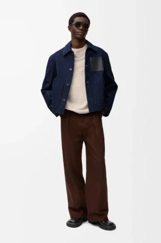 Workwear jacket in denim Indigo Blue