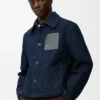 Workwear jacket in denim Indigo Blue Workwear jacket in denim Indigo Blue
