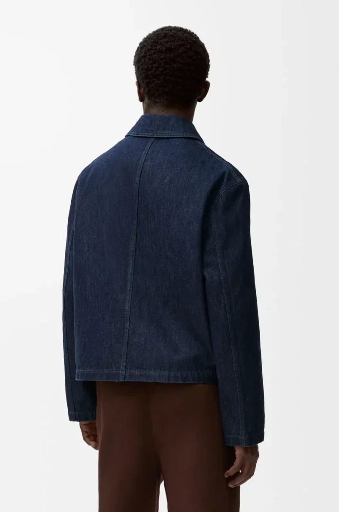 Workwear jacket in denim Indigo Blue Workwear jacket in denim Indigo Blue