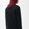 Workwear jacket in wool and cashmere Black