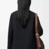 Workwear jacket in wool and cashmere Black Workwear jacket in wool and cashmere Black