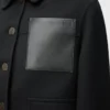 Workwear jacket in wool and cashmere Black Workwear jacket in wool and cashmere Black