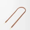 Woven spiral strap in classic calfskin Pecan Woven spiral strap in classic calfskin Pecan