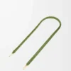 Woven spiral strap in classic calfskin Spring Green Woven spiral strap in classic calfskin Spring Green