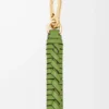 Woven spiral strap in classic calfskin Spring Green Woven spiral strap in classic calfskin Spring Green