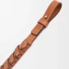 Woven spiral strap in classic calfskin Tan Woven spiral strap in classic calfskin Tan
