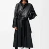 Wrap dress in cotton Black Wrap dress in cotton Black