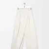 Wrap jeans in denim White Wrap jeans in denim White