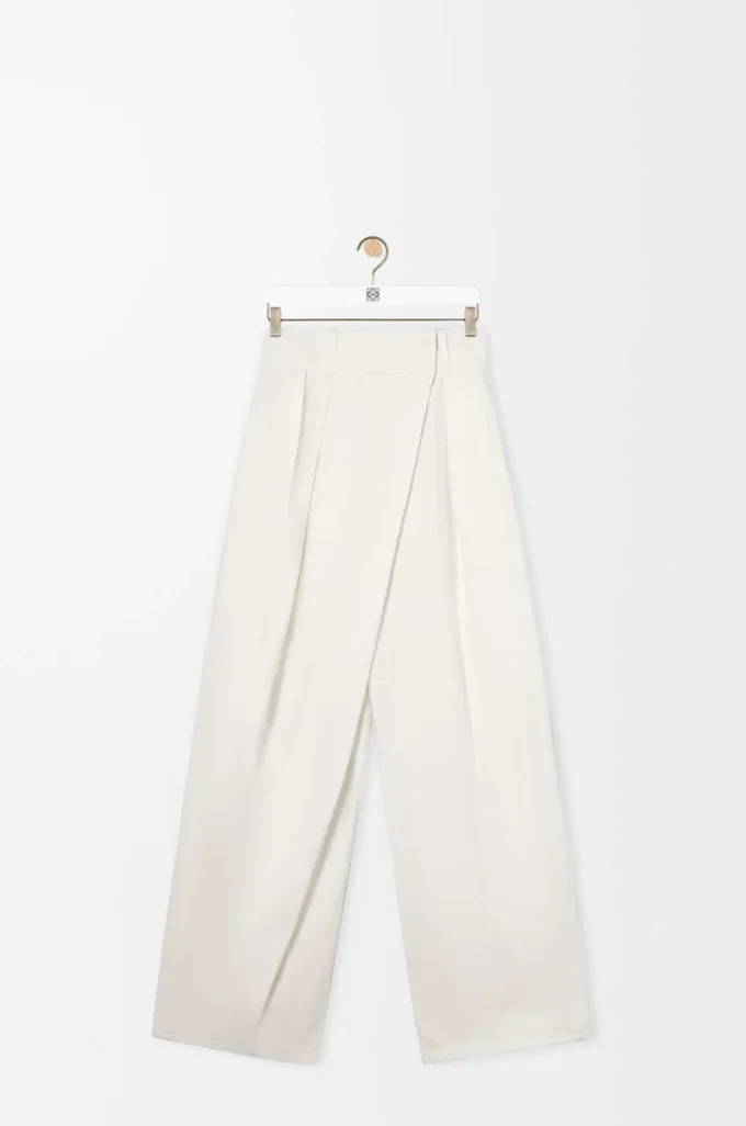 Wrap jeans in denim White Wrap jeans in denim White